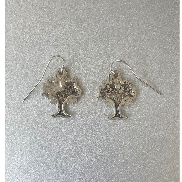 New -Tree of Life Sterling Silver Dangle Earrings Nature Inspired Boho Jewelry - Picture 5 of 11